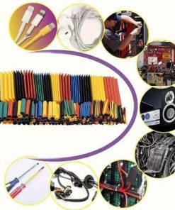 328pcs Heat Shrink Tubing Kit, Flame Retardant Polyethylene, Insulation Tubes For Electrical Wire, 8 Sizes, Bag Packed, Electrical Insulation Heat Shrink Tubes