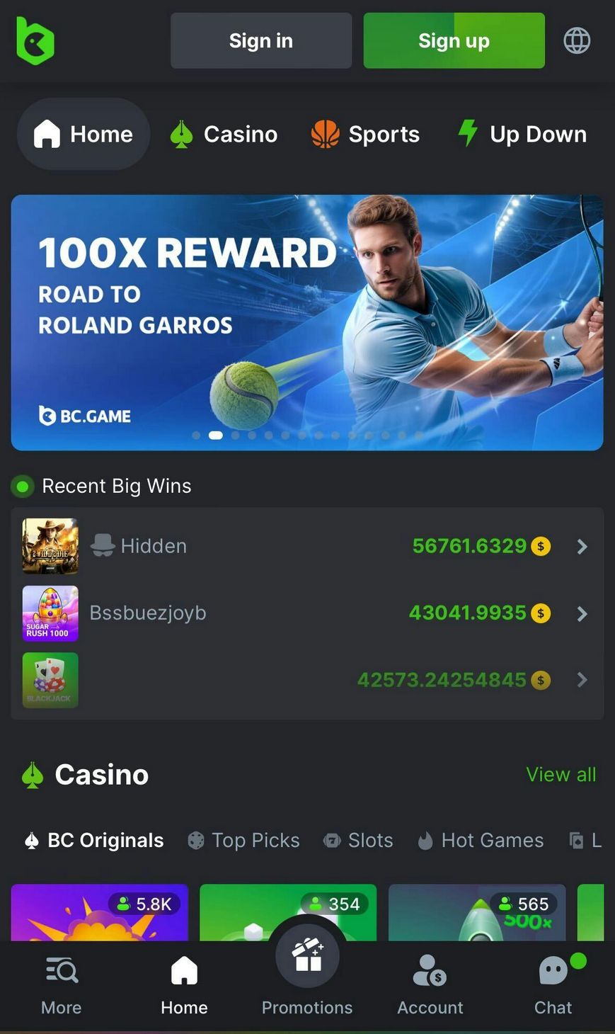 BC Gambling Enterprise Original Gamings